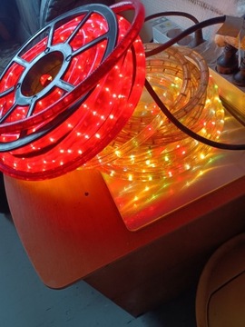 Wąż świetlny zewnętrzy   światełka LED 4 szt 