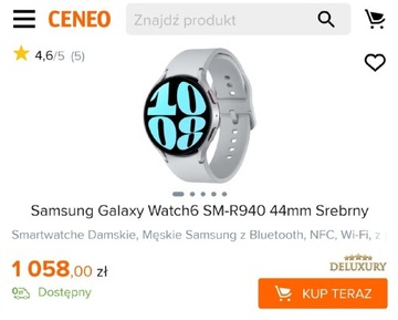 Smartwatch Samsung Galaxy watch 6 SM-R940 