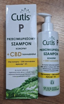 CUTIS P przeciwłupieżowy szampon konopny +CBD 150ml