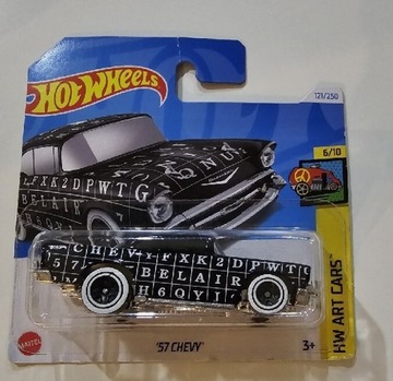 Hot Wheels NOWY hw art cars 57 chevy