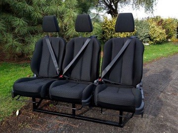 Fotele kanapa do busów Trafic Vivaro T5 trójka 