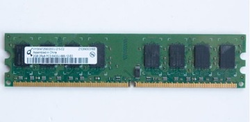 RAM 2GB 2Rx8 PC2-6400U ECC HYS64T256020EU-2.5-C2 Q