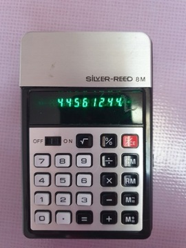 Kolekcjonerski kalkulator Silver-Reed 8M