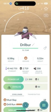 Pokemon GO - Shiny Drilbur (wymiana)