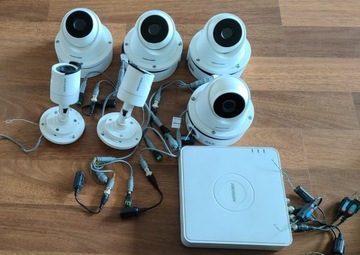 Monitoring Hikvision 6 kamer + rejestrator