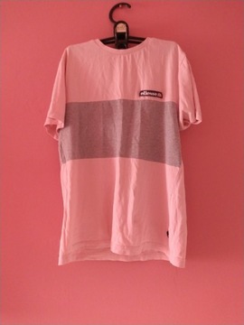 Różowy t-shirt Ellesse 