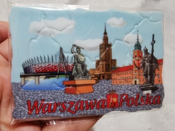 Magnes na lodówkę Warszawa Polska Zamek królewski