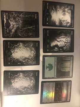 MTG lands Forest, Island, swamp