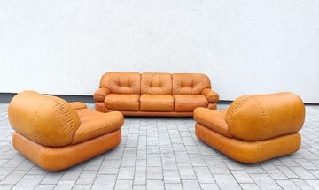 2 Fotele i Sofa, "SAPPORO" Girgi Mobil. Włochy 70