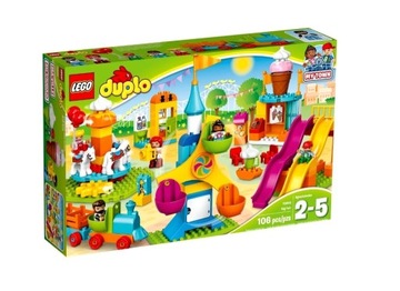 Nowe LEGO Duplo 10840 Duże wesołe miasteczko (otwarte pudełko) 