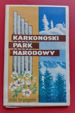 Mapa turystyczna Karkonoski Park Narodowy 1983 r.