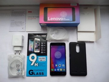 Lenovo K6 Power Gray Oryginalny full kpl Idealny