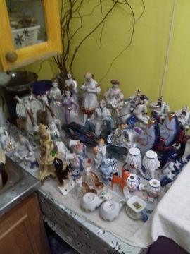 Figurki porcelanowe z PRL 