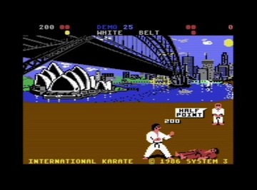 International Karate Commodore C64 gra dyskietka