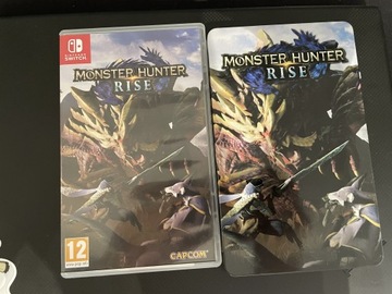 Monster Hunter Rise PL Nintendo Switch Steel Book