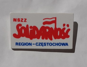 PLAKIETKA PRZYPINKA SOLIDARNOŚĆ