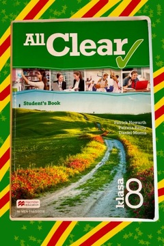podręcznik All Clear do angielskiego dla klas 8