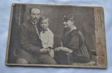 stara fotografia rodziny zdjęcie
