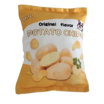 Piszczący Pluszak zabawka czipsy Potato chips 17cm