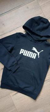 Puma bluza czarna z kapturem