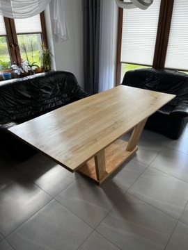 Stół drewniany industrialny loftowy 220x100x77cm 