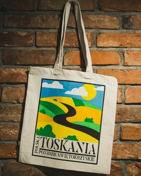 Ręcznie malowana torba " POLSKA TOSKANIA" 