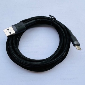 Kabel micro USB na USB Baseus 2 m czarny