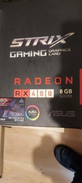 Asus rog strix asus radeon RX 480 8gb ddr5