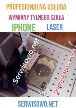 Wymiana tylnego szkła Iphone XR Laser 