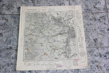 Gdańsk skala 1:25 000 1940 Oryginał