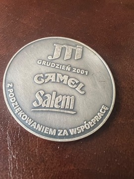 Stary medal Camel Salem 2001