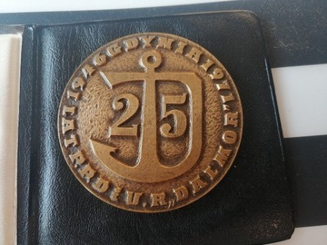 Medal 25 lat P. P. D i U. R "Dalmor" Gdynia