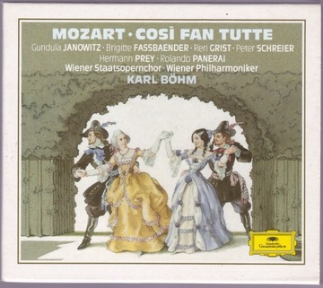 Mozart / Cosi fan Tutte / Janowitz , Bohm 2CD