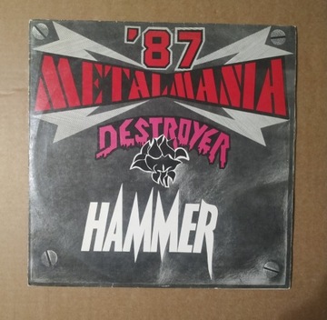 METALMANIA '87  DESTROYER  HAMMER   LP
