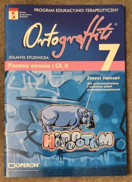 Ortograffiti 7. CH i H zeszyt ćwiczeń 13+