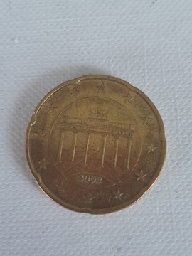 20 centów Niemcy 2002 F