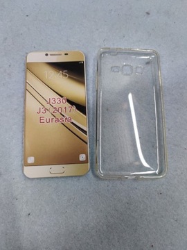 Etui Samsung  J330 J3 2017 przezroczyste 