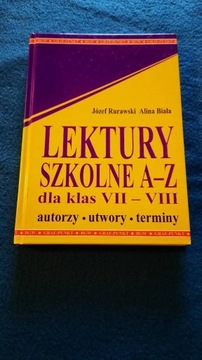 Lektury Szkolne A-Z dla klas VII-VIII