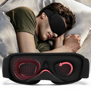 Wygodna Maską do Snu 3D