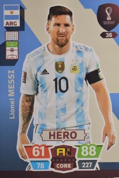 PANINI WORLD CUP QATAR 2022 HERO MESSI 36