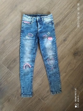 Spodnie jeans Pepco 134