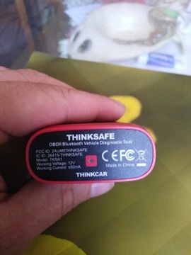 Thinkcar Thinksafe OBD2 czytnik skanera Bluetooth cały system samochodowy