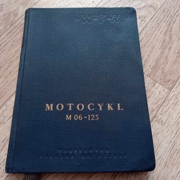Motocykl WFM instrukcja stan kolekcjonerski