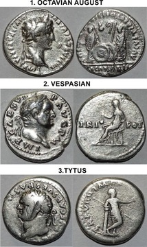 Kolekcja 18 rzymskich denarów I/II wne w dobrym stanie