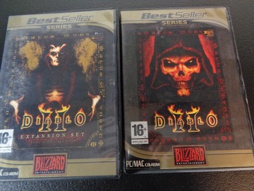 Diablo II + Lord of destruction pudelko DVD