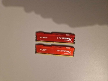 Ram HyperX 16gb 2666MHz CL16 Fury Red