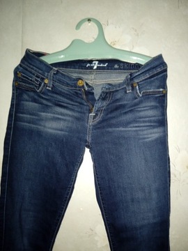 900 zł 7 For all Mankind skinny jeansy rozm 26 USA