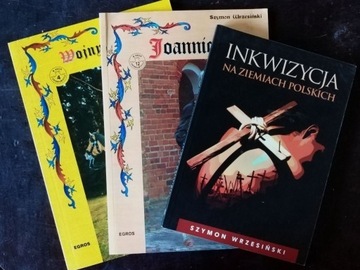 Sz.Wrzesiński, P. Marczak, książki, 3 sztuki.