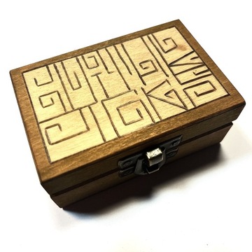 Pudełko na kostki gitarowe Handmade