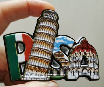 Magnes na lodówkę 3D Włochy Pisa